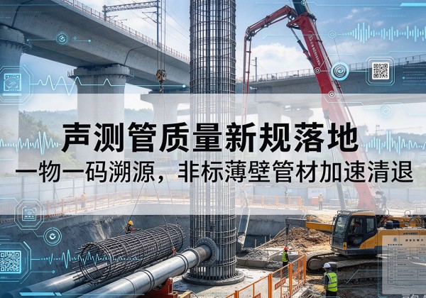 淄川声测管质量新规落地，一物一码溯源，非标薄壁管材加速清退
